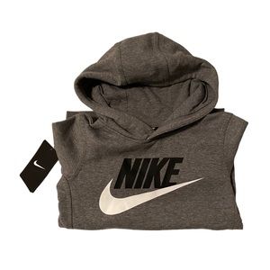 Kids Nike Club Pullover Hoodie. Soft heather gray with size 6.